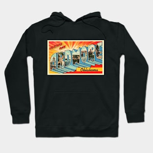 Greetings from Ardmore Oklahoma, Vintage Large Letter Postcard Hoodie